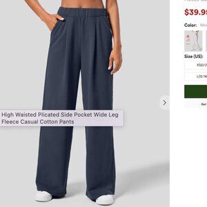 HALARA High Waisted Casual Cotton Pants